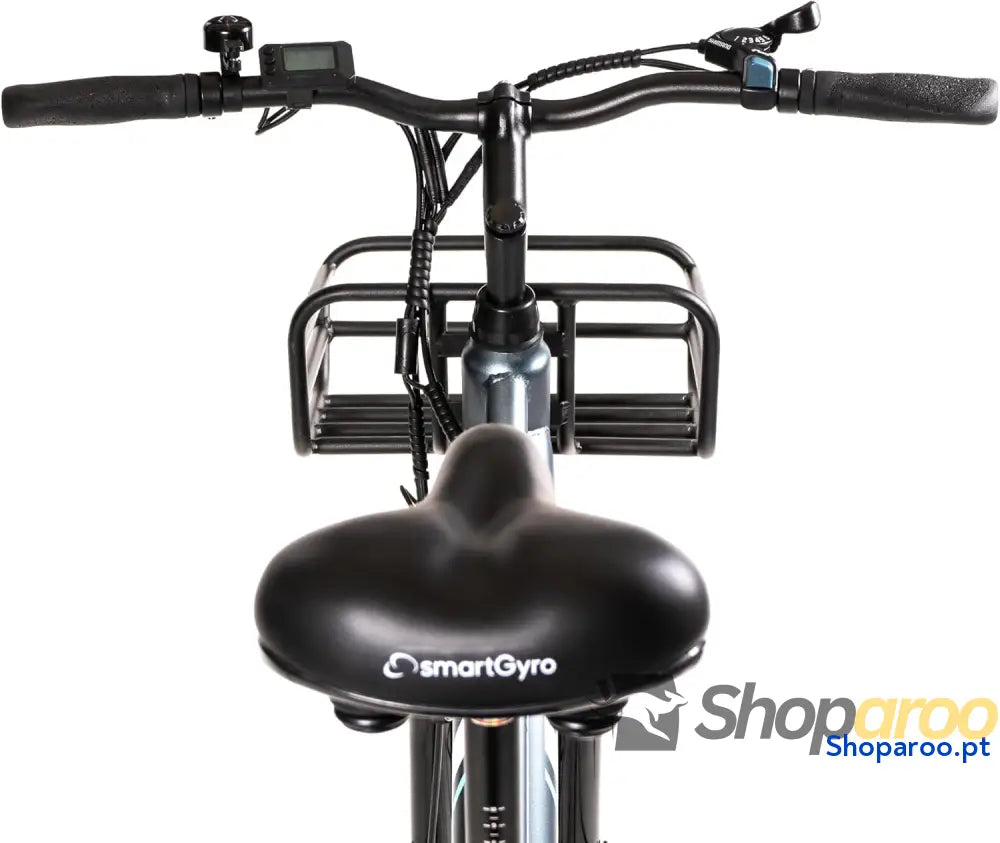 SMARTGYRO eBike Sunset Titanium Bicicleta elétrica urbana travões de disco 6 velocidades Shimano rodas 27,5 polegadas