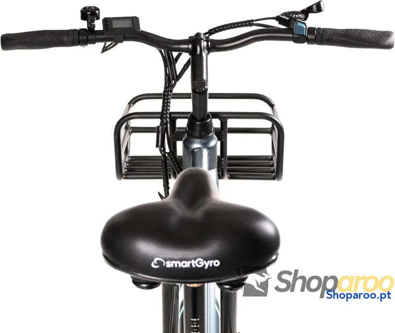 SMARTGYRO eBike Sunset Titanium Bicicleta elétrica urbana travões de disco 6 velocidades Shimano rodas 27,5 polegadas