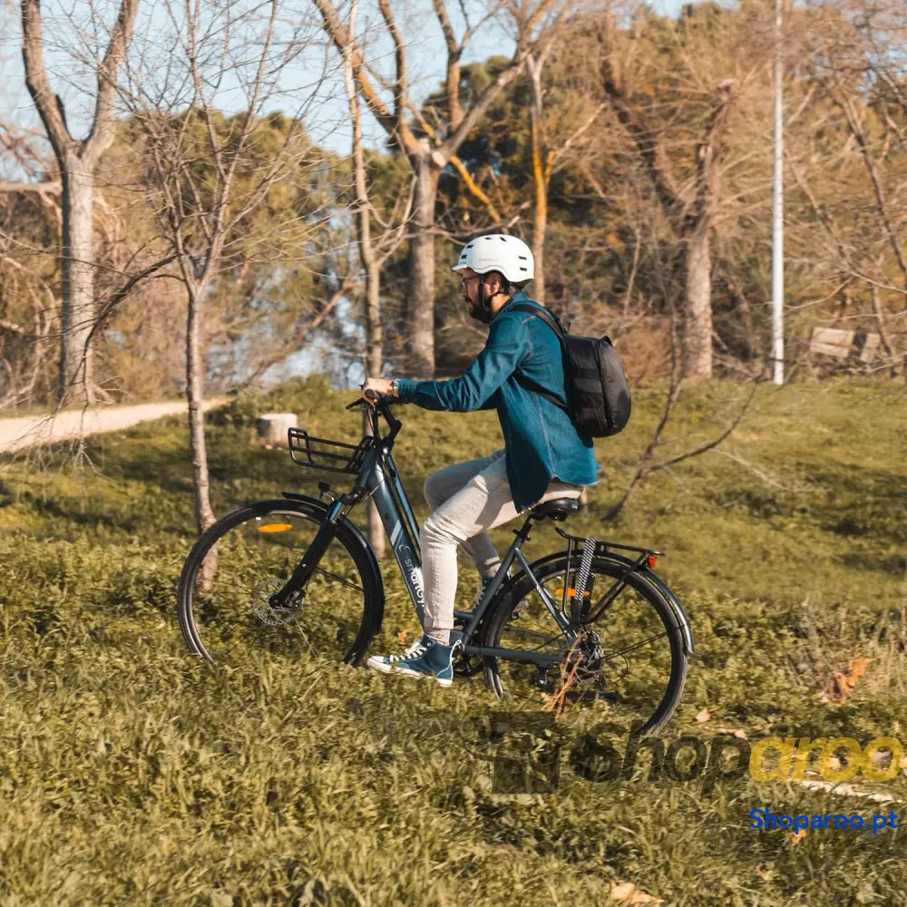 SMARTGYRO eBike Sunset Titanium Bicicleta elétrica urbana travões de disco 6 velocidades Shimano rodas 27,5 polegadas