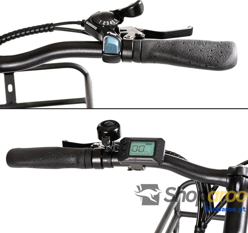 SMARTGYRO eBike Sunset Titanium Bicicleta elétrica urbana travões de disco 6 velocidades Shimano rodas 27,5 polegadas