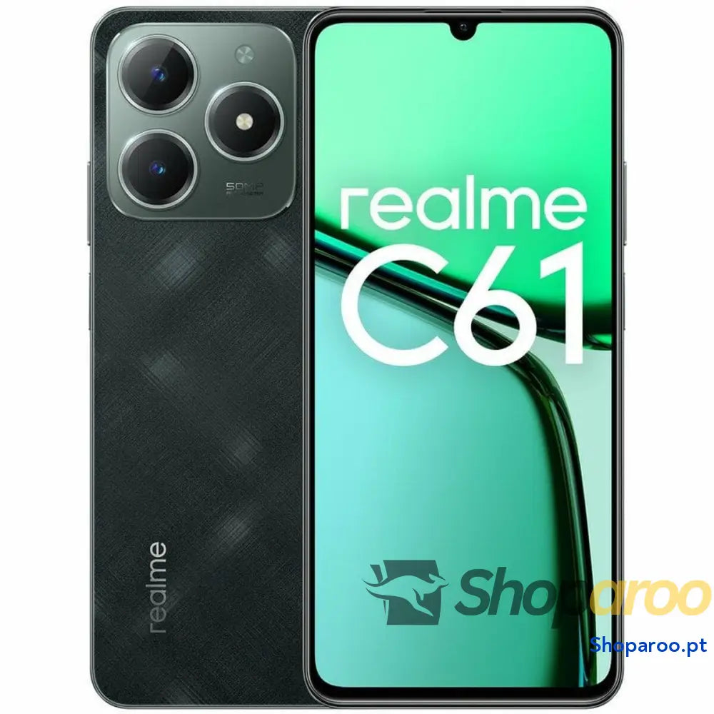 Smartphone Realme C61 6,7" Unisoc 6 GB RAM 256 GB Preto Verde