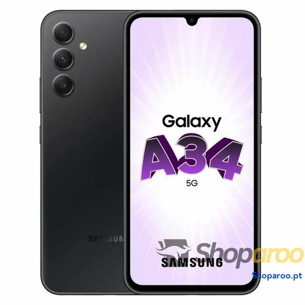 Smartphone Samsung A34 5G 6,6" Octa Core 6 GB RAM 128 GB Preto