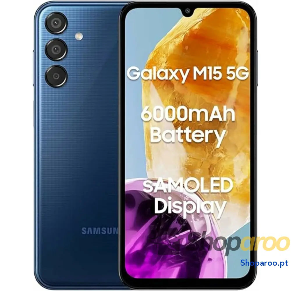 Smartphone Samsung SM-M156BDBUEUE 6,5" 4 GB RAM 128 GB Azul