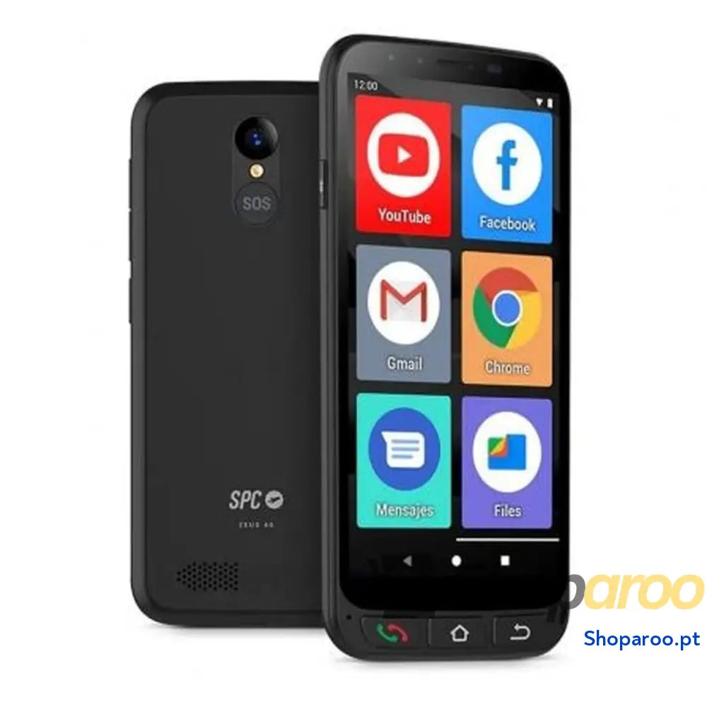 Smartphone SPC Zeus 4G Pro Quad Core 4 GB RAM 64 GB Preto