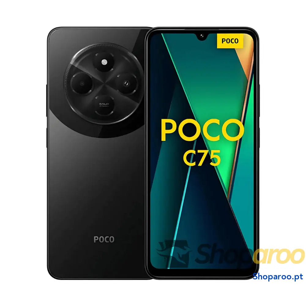 Smartphone Xiaomi POCO C75 6,88" Octa Core 8 GB RAM 256 GB Preto