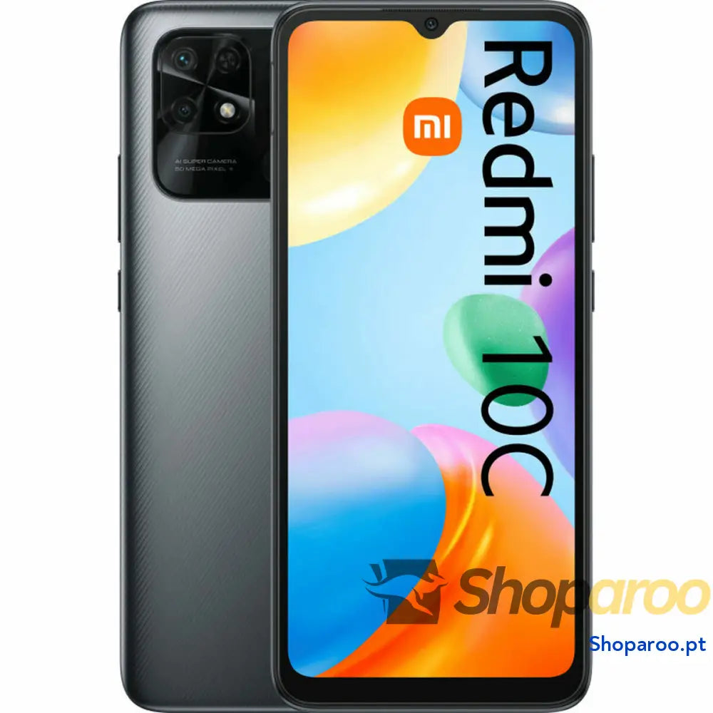 Smartphone Xiaomi Redmi 10C 3GB 64GB Qualcomm Snapdragon 680 3 GB RAM 64 GB Cinzento 6.71"