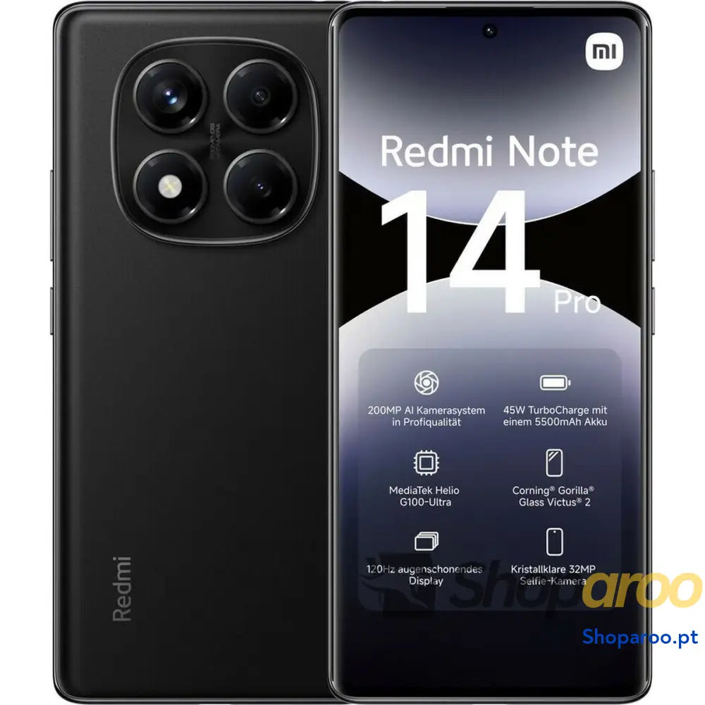 Smartphone Xiaomi REDMI NOTE 14 PRO 6,7" 8 GB RAM 256 GB Preto