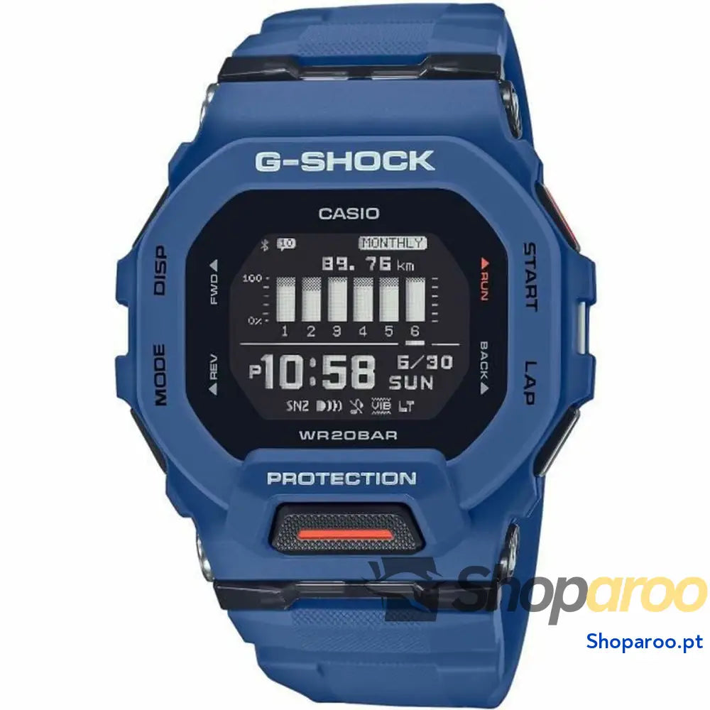 Smartwatch Casio GBD-200-2ER Azul Preto Ø 40 mm