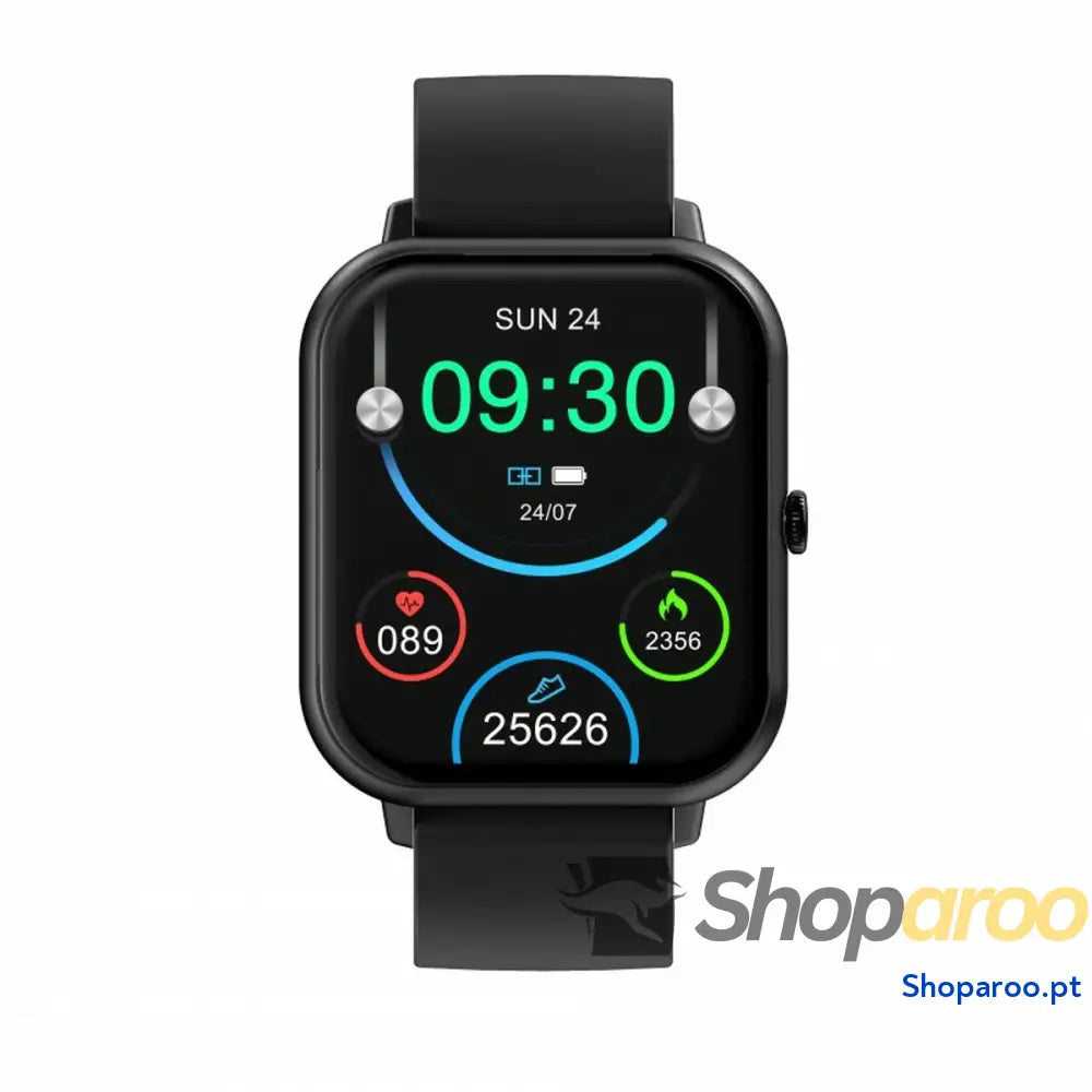 Smartwatch DCU CURVED GLASS PRO 1,83" Preto