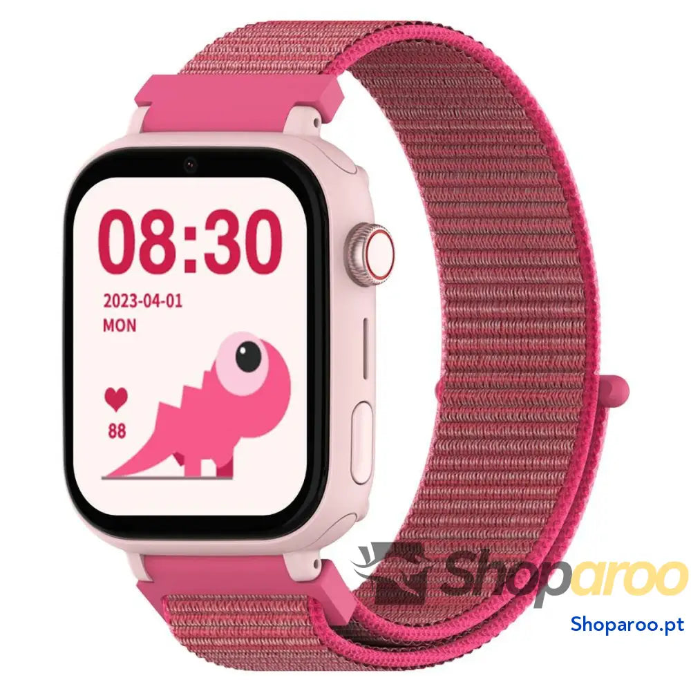 Smartwatch DCU KIDS PRO Preto Cor de Rosa