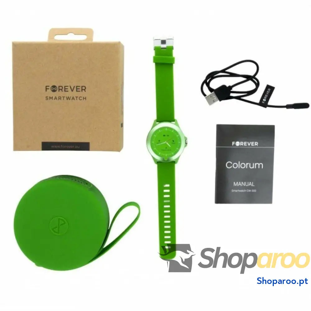 Smartwatch Forever CW-300 Verde