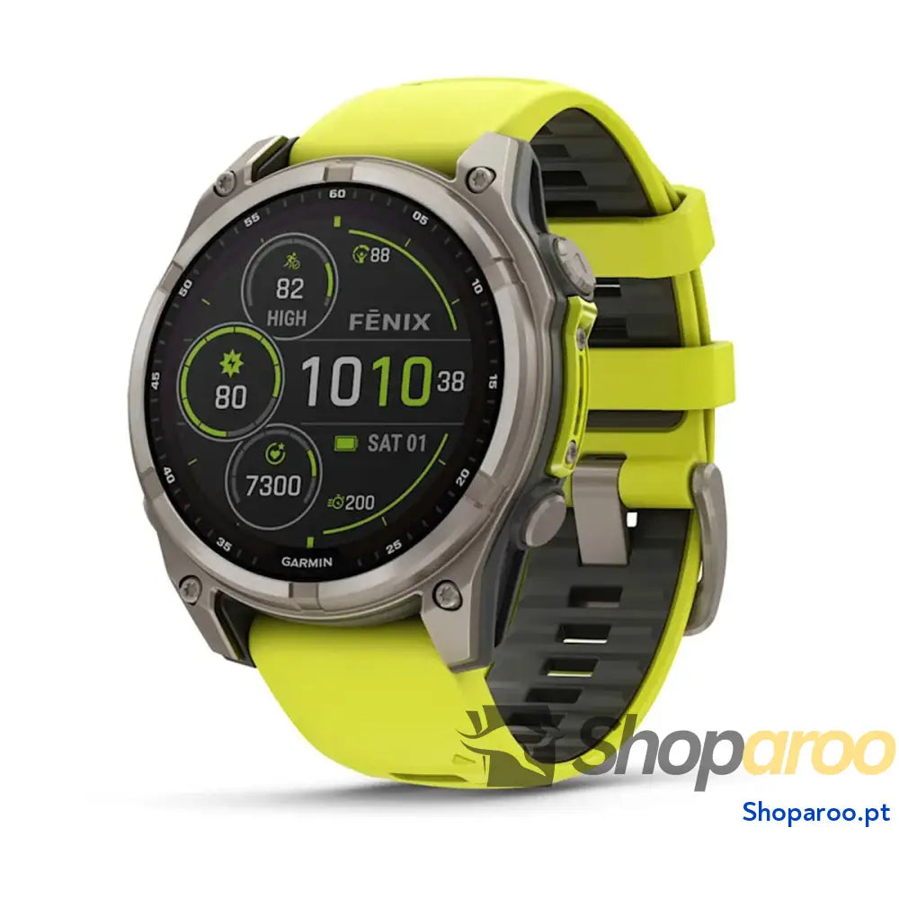 Smartwatch GARMIN 010-02906-21 Amarelo Grafite Titânio 1,3" 47 mm Ø 47 mm