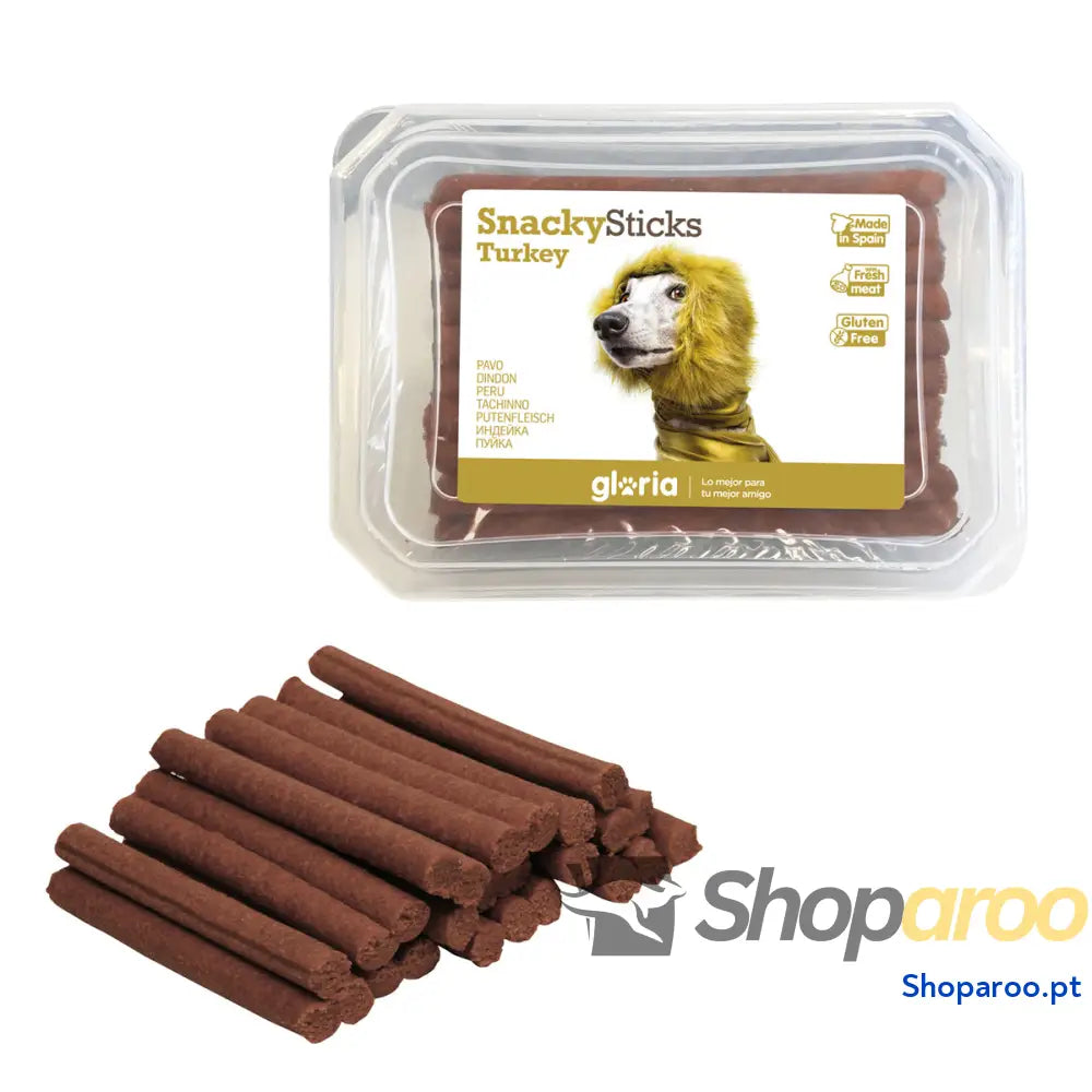 Snack para cães Gloria Snackys Sticks Frango Peru Barritas (800 g)