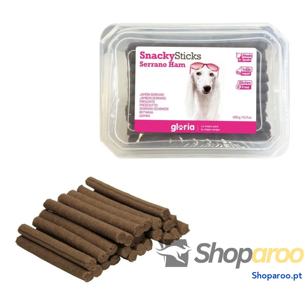 Snack para cães Gloria Snackys Sticks Presunto Barritas (800 g)