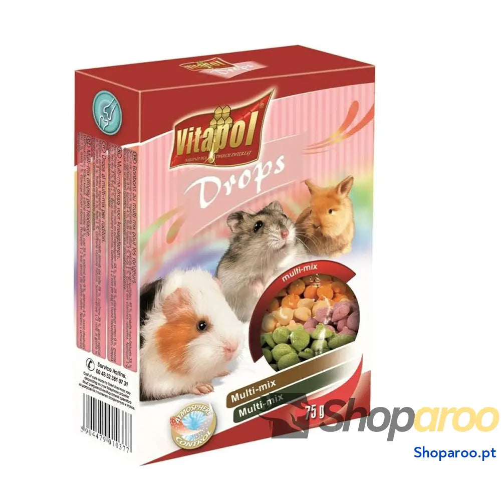 Snacks Vitapol Drops Hamster 75 g 75 ml