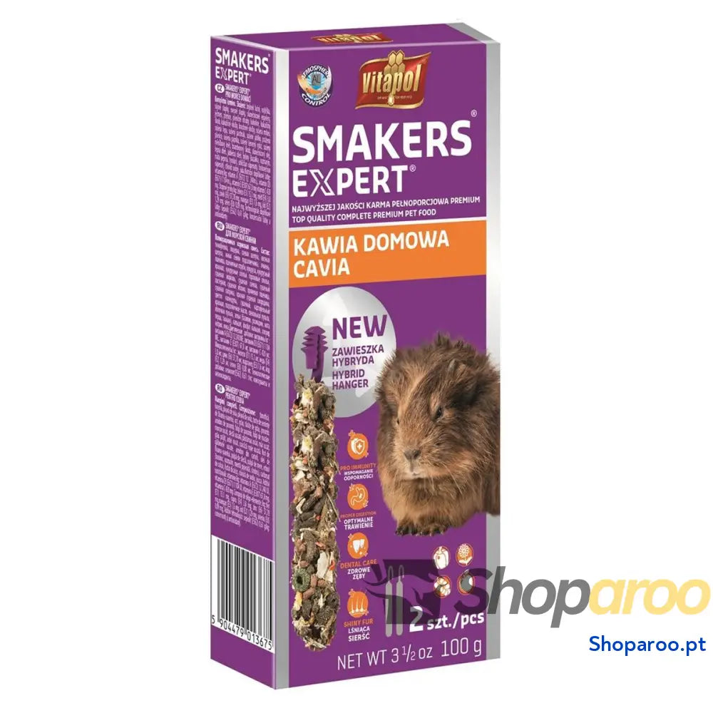 Snacks Vitapol Smakers Expert Roedores Vegetal 100 g