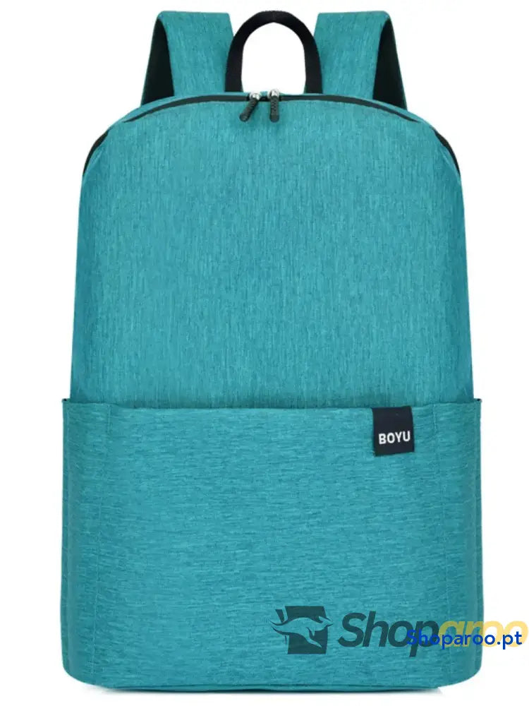 Solid Color Nylon Backpack Bag