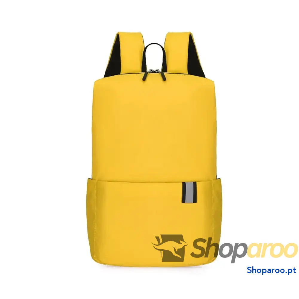 Solid Color Nylon Backpack Bag