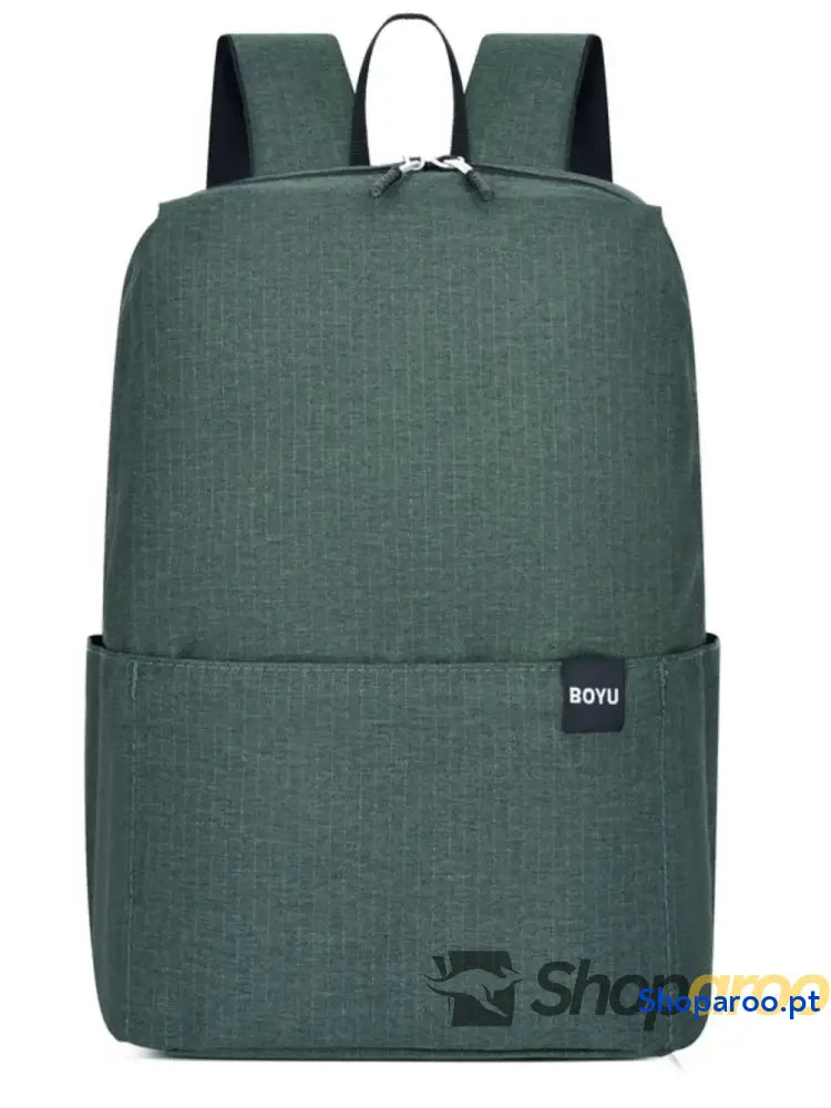 Solid Color Nylon Backpack Bag