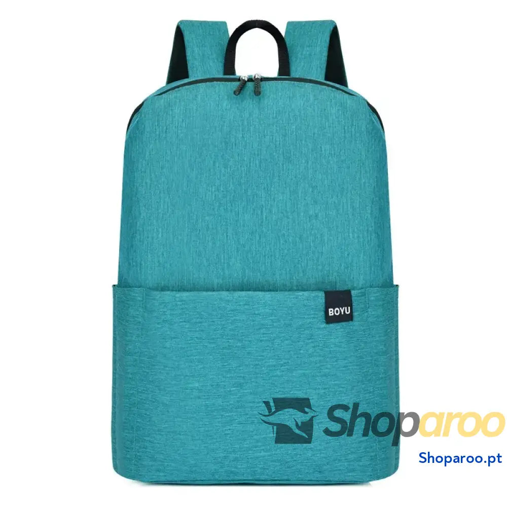 Solid Color Nylon Backpack Bag