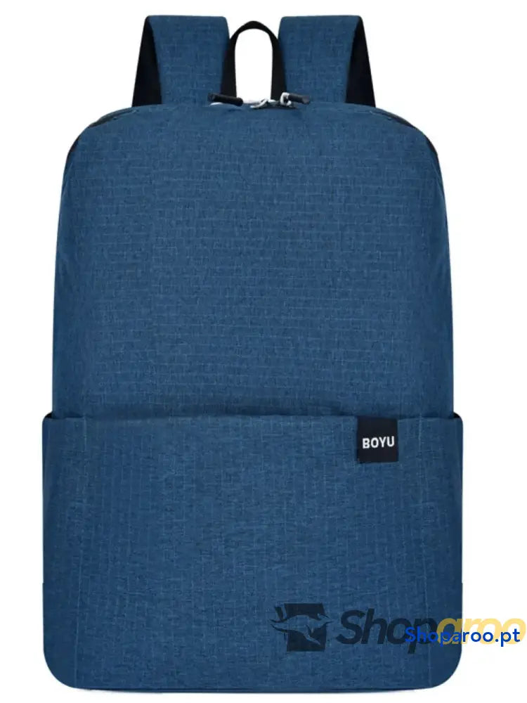 Solid Color Nylon Backpack Bag