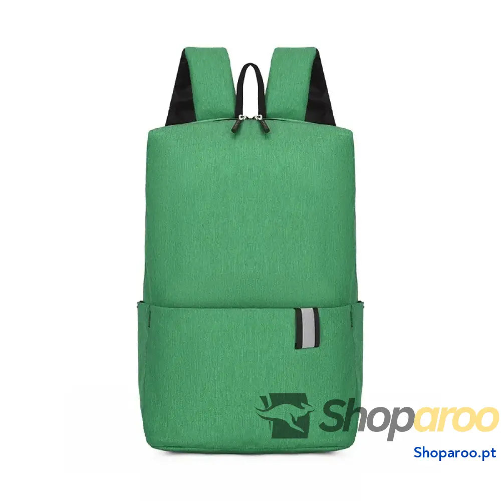 Solid Color Nylon Backpack Bag
