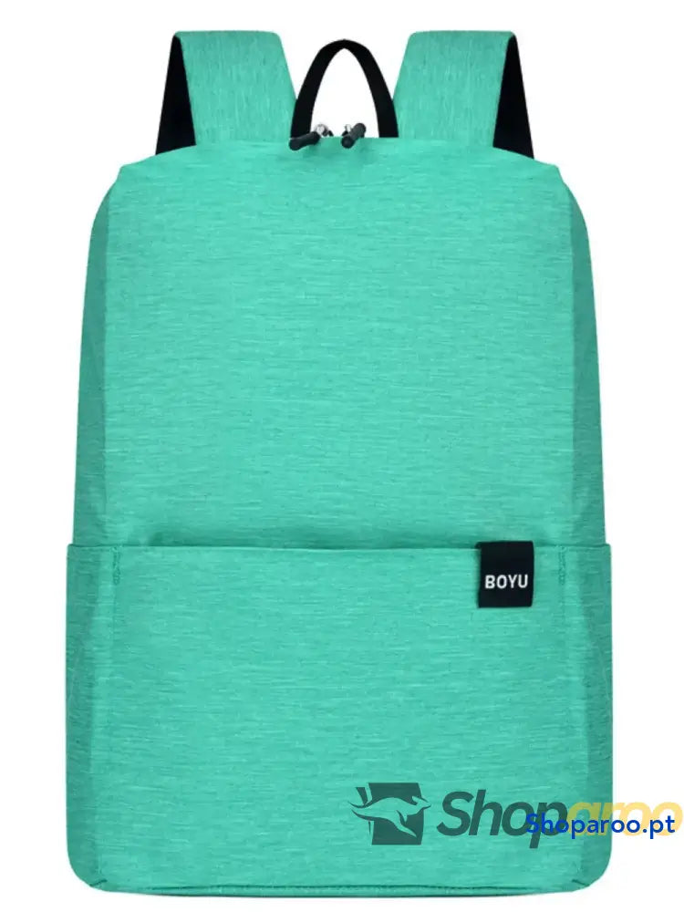 Solid Color Nylon Backpack Bag