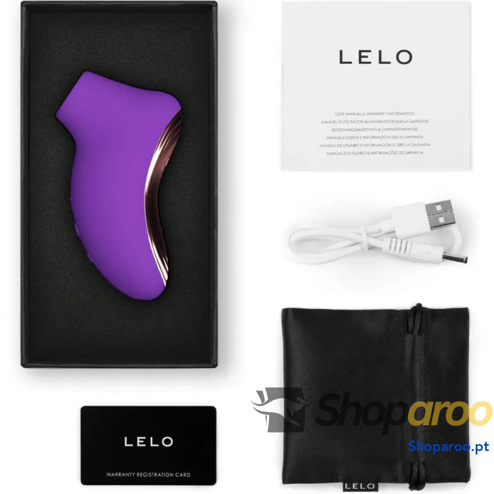 Sona 2 Viagem Massajador de Clitóris Compacto Roxo LELO