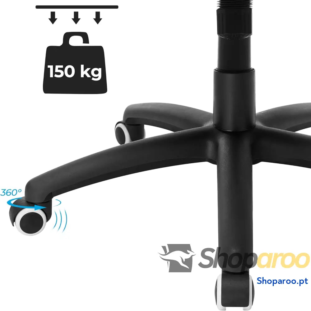 SONGMICS Racing Cadeira de escritório com rodas ergonómica regulável