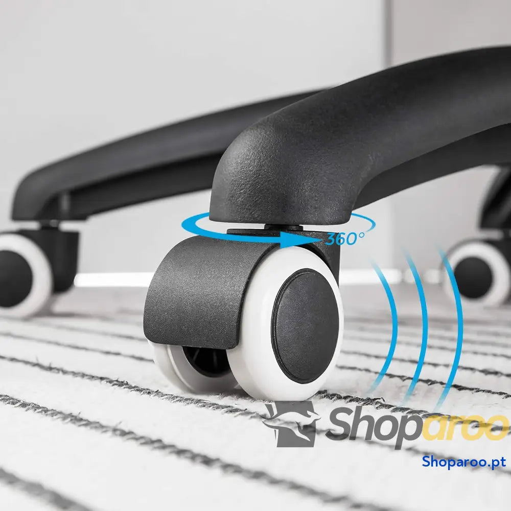 SONGMICS Racing Cadeira de escritório com rodas ergonómica regulável