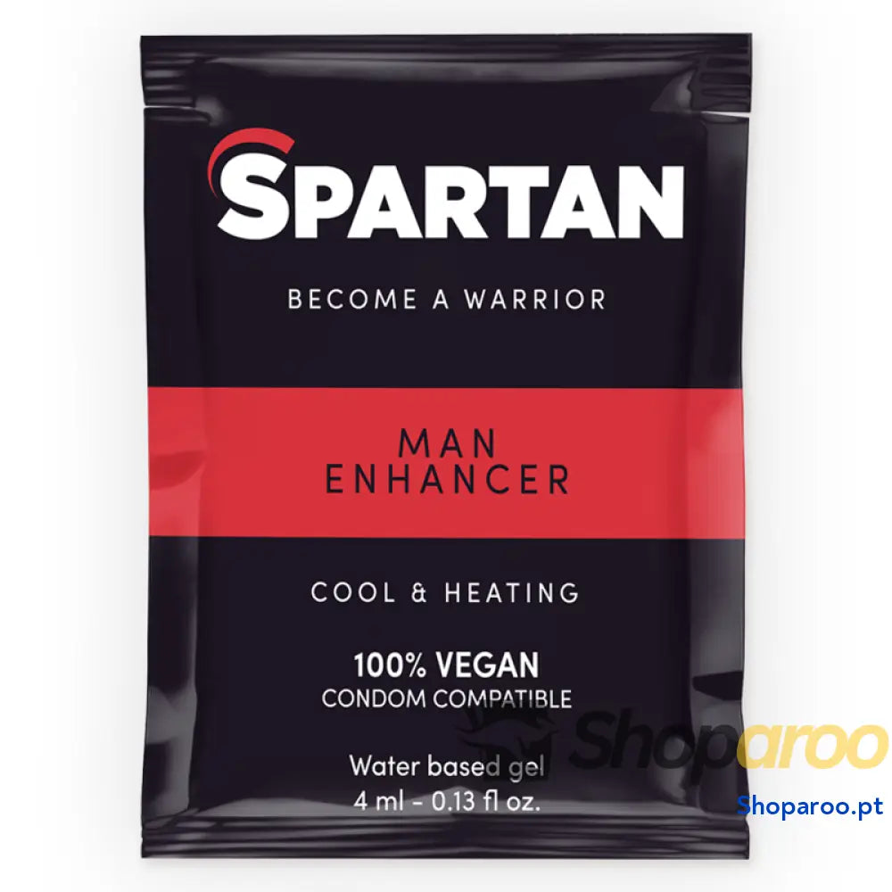 SPARTAN - GEL AUMENTADOR DE EREÇÃO COM EFEITO FRIO QUENTE 100% VEGANO 4ML