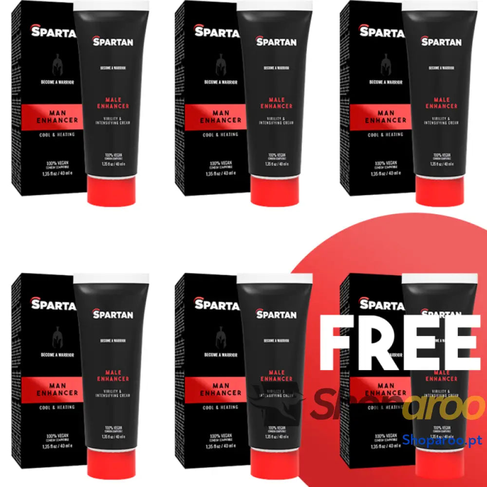 SPARTAN - GEL DE ERECÇÃO-ORGASMO-DURACION DE PAREJA 100% VEGANO 5+1 GRATIS