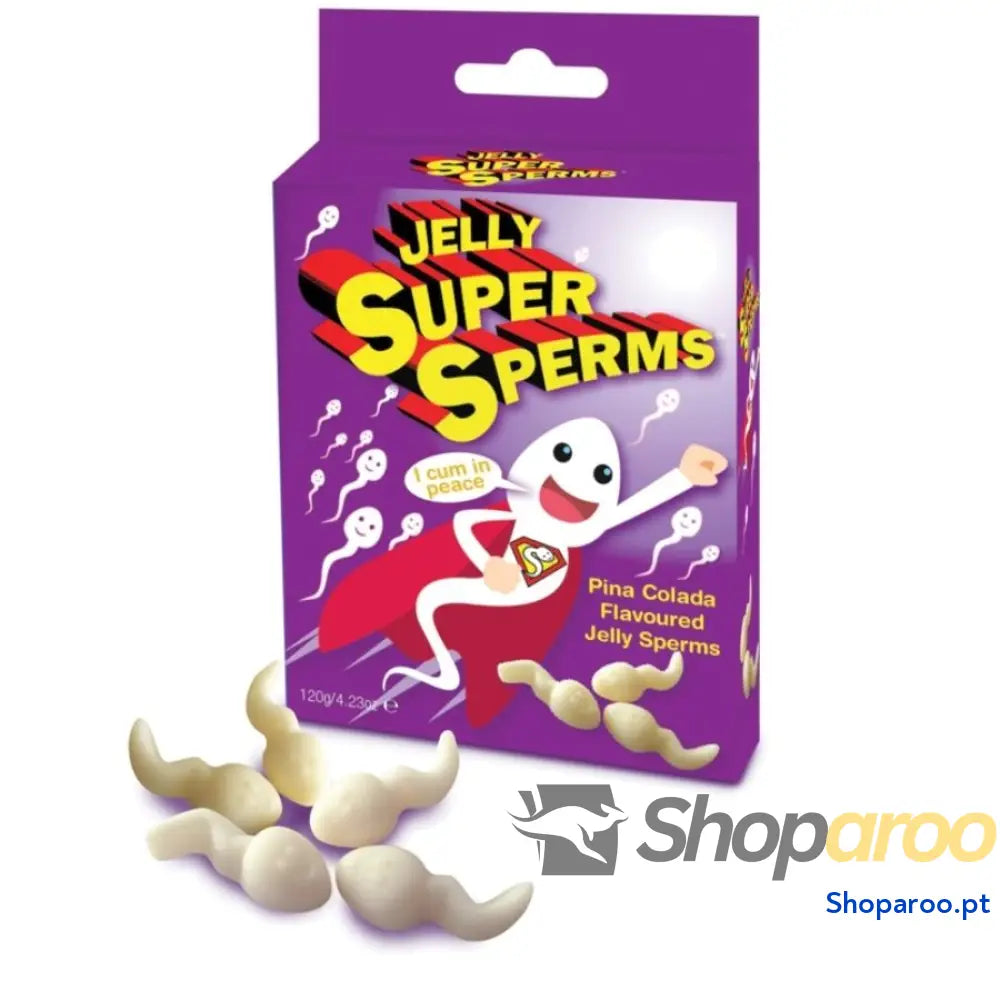 SPENCER & FLEETWOOD - JELLY SUPER SPERM GUMMIES FORM SPERM 120 GR