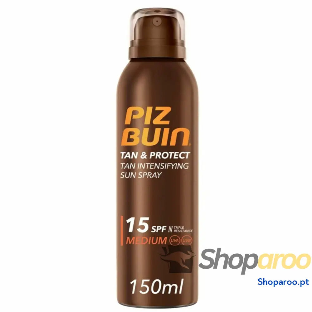 Spray Bronzeador Tan & Protect Medium Piz Buin Tan Protect Intensifying Spf 15 Spf 15 (150 ml)