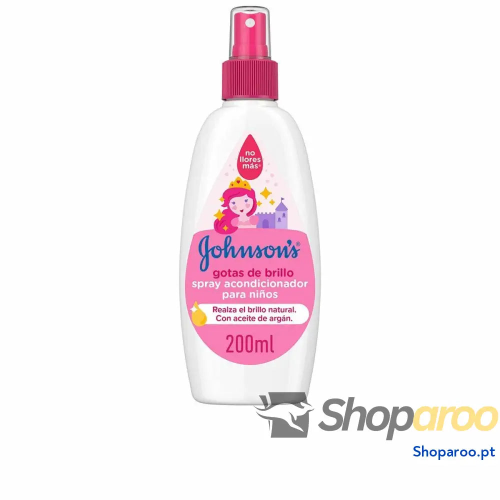 Spray Condicionador Johnson's Gotas de Brillo Brilho Infantil (200 ml)