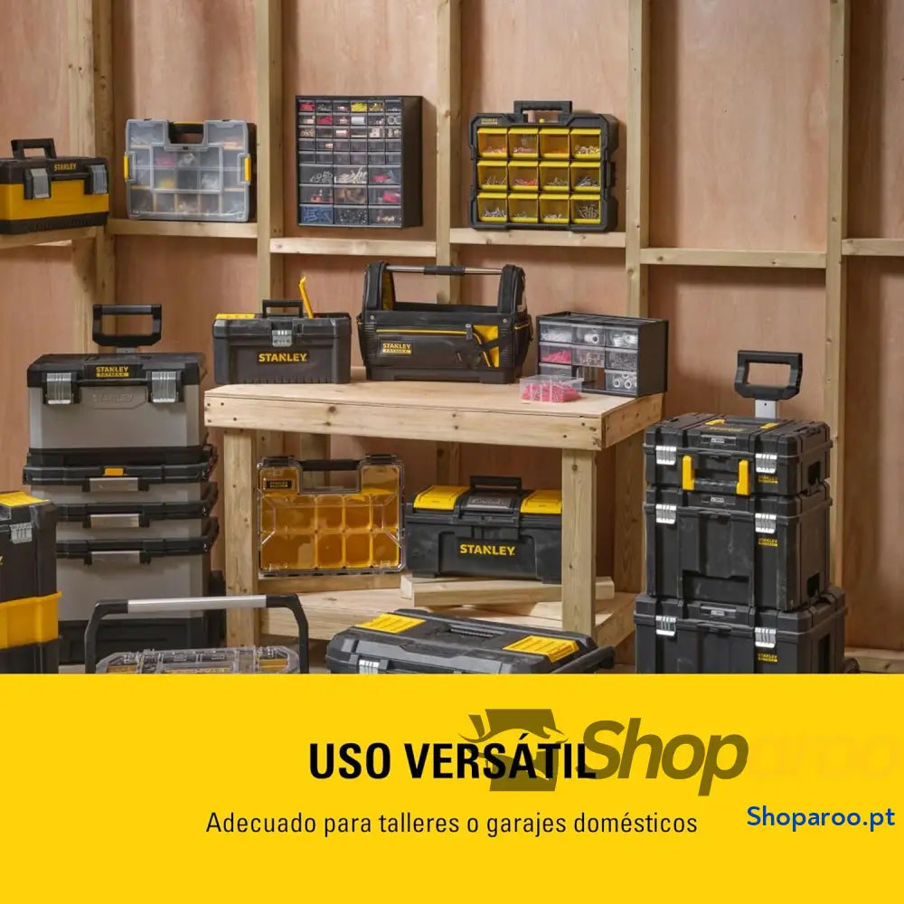 Stanley 1 93 981 Caixa de armazenamento com 39 compartimentos