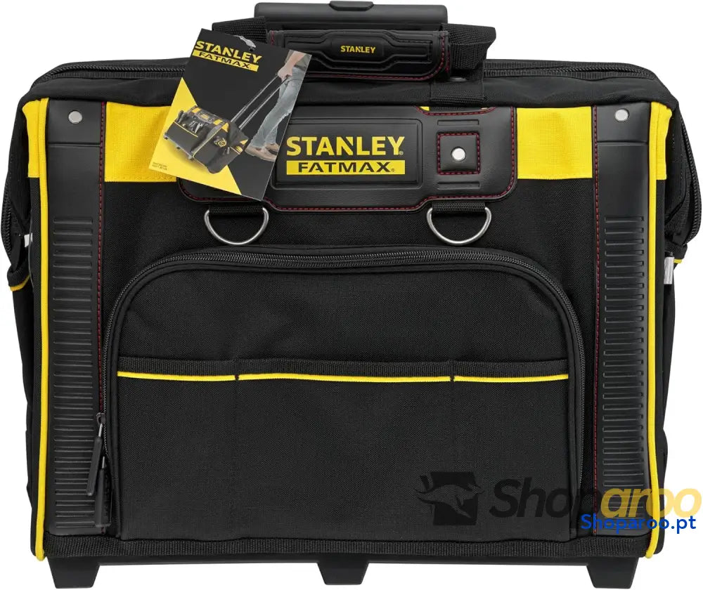 STANLEY FATMAX Mala rígida com rodas organização ideal para ferramentas pega telescópica resistente transporte fácil