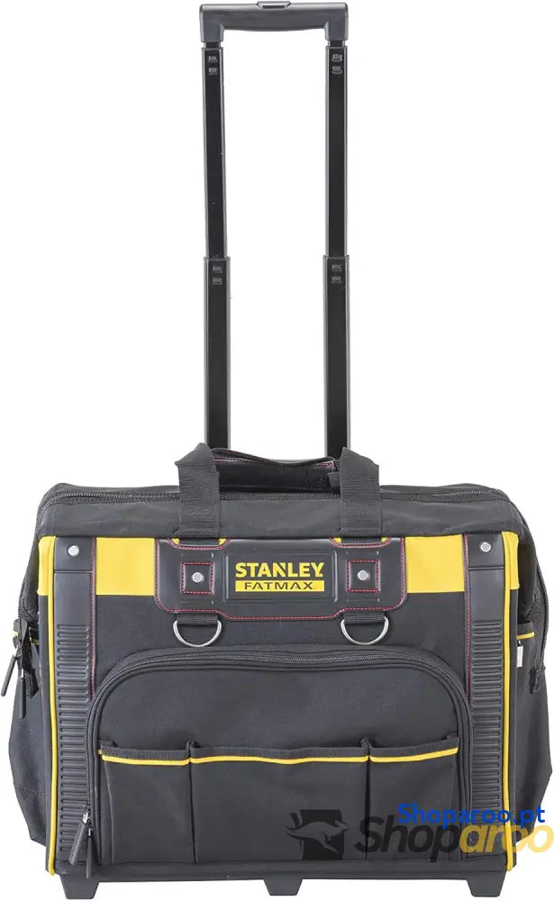 STANLEY FATMAX Mala rígida com rodas organização ideal para ferramentas pega telescópica resistente transporte fácil