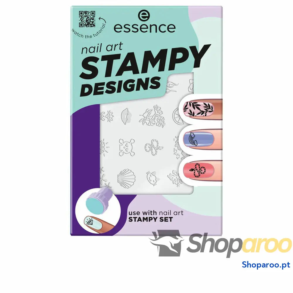 Stencils para unhas Essence STAMPY DESIGNS (1 Unidade)