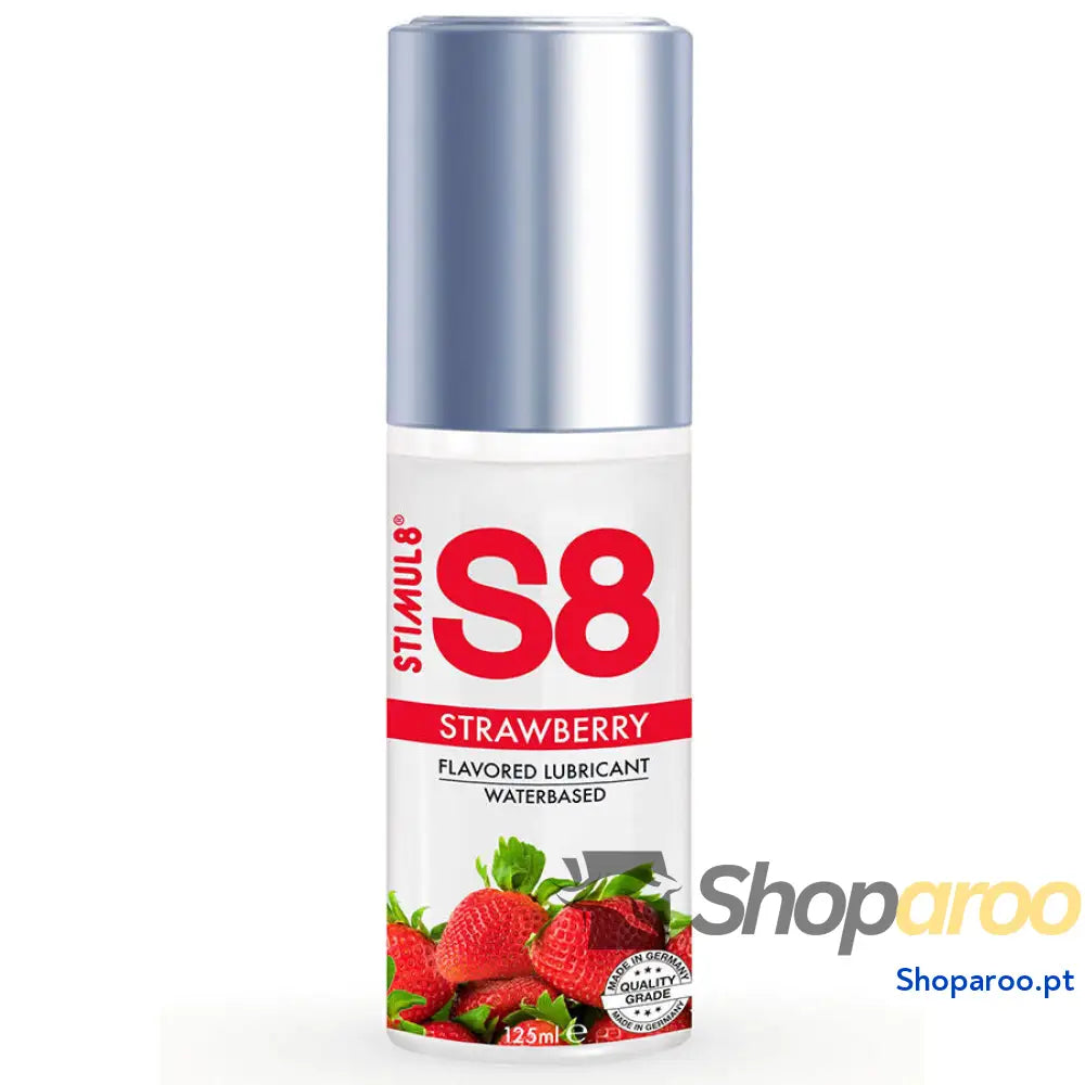 STIMUL8 LUBRIFICANTE S8 MORANGO 125 ML