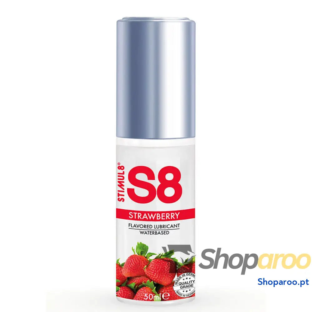 STIMUL8 LUBRIFICANTE S8 MORANGO 50 ML
