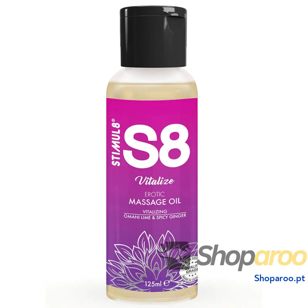 STIMUL8 - S8 ÓLEO DE MASSAGEM DE LIMÃO VITALIZE 125 ML