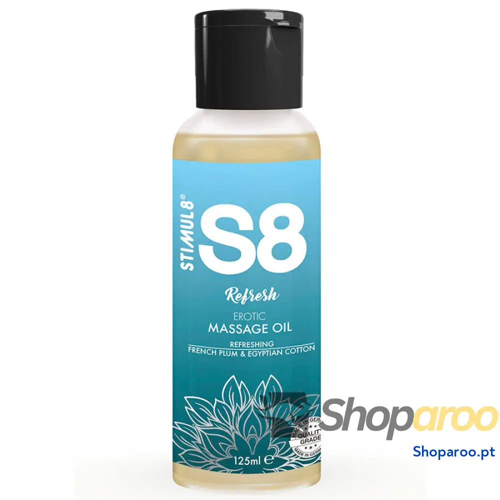 STIMUL8 - S8 REFRESH ÓLEO DE MASSAGEM DE ALGODÃO 125 ML