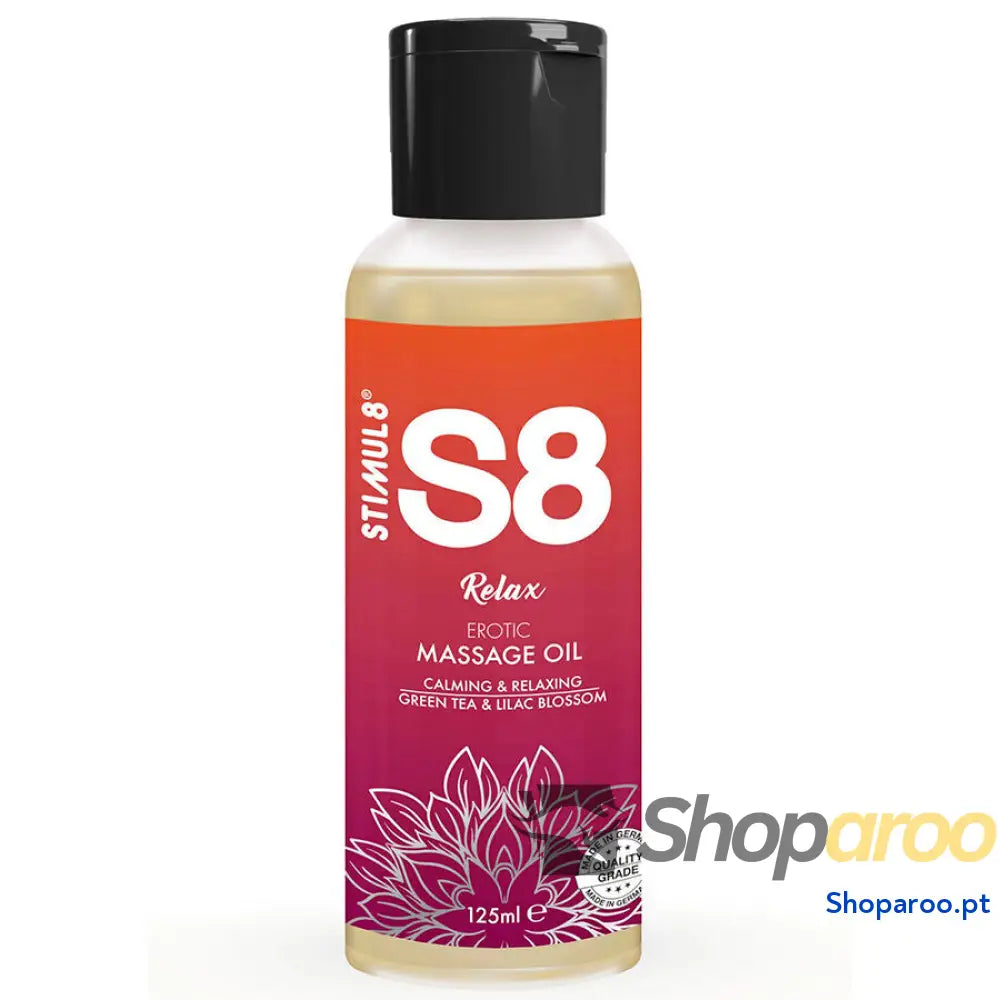 STIMUL8 - S8 RELAX ÓLEO DE MASSAGEM DE CHÁ VERDE 125 ML
