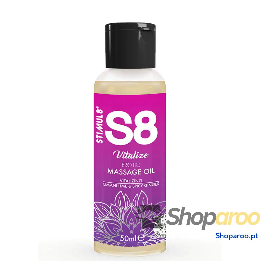 STIMUL8 - S8 VITALIZE ÓLEO DE MASSAGEM ERÓTICO LIMA 50 ML
