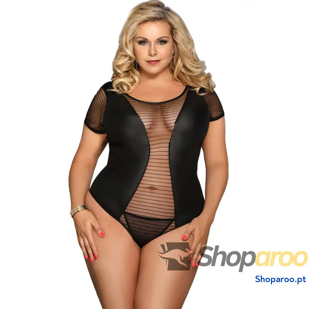 SUBBLIME - QUEEN PLUS FETISH CURTO SLEEVE PELUCHE