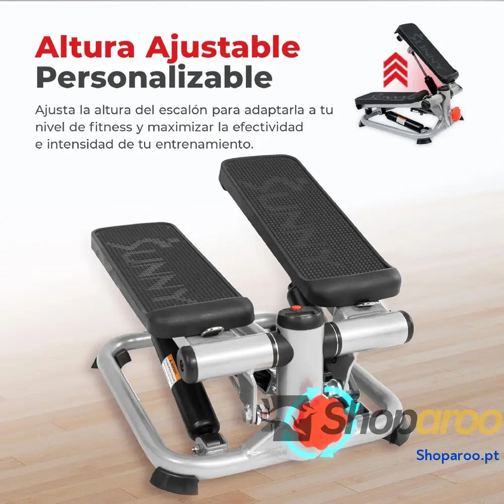 Sunny Health & Fitness Mini Steppers para Ejercicio Escalones de Bajo Impacto Equipo Cardio Cuerpo Completo con