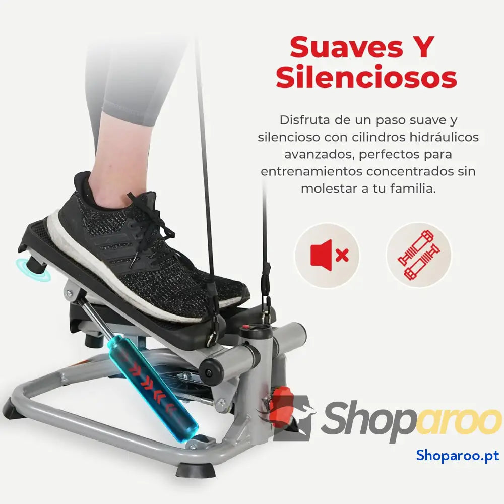 Sunny Health & Fitness Mini Steppers para Ejercicio Escalones de Bajo Impacto Equipo Cardio Cuerpo Completo con
