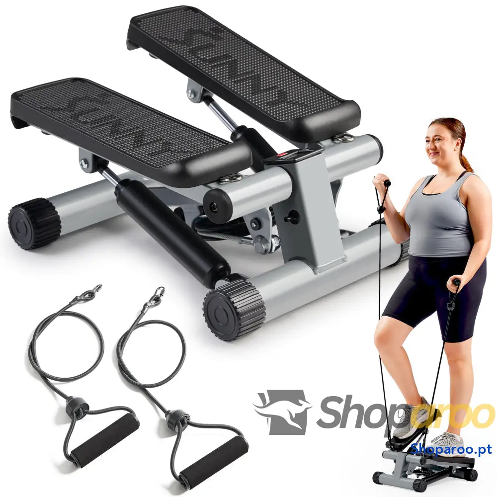 Sunny Health & Fitness Mini Steppers para Ejercicio Escalones de Bajo Impacto Equipo Cardio Cuerpo Completo con