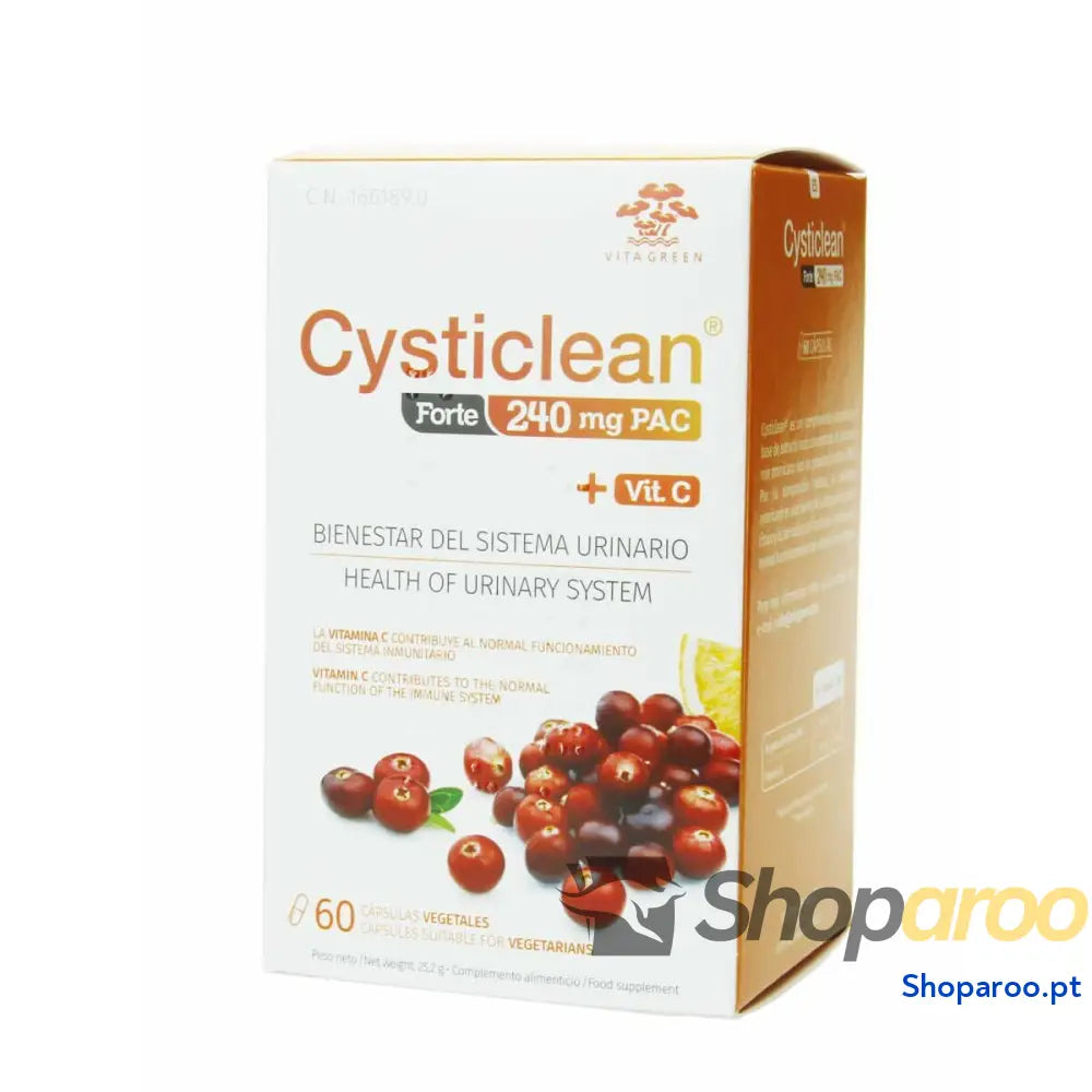 Suplemento digestivo CYSTICLEAN Forte 60 Unidades